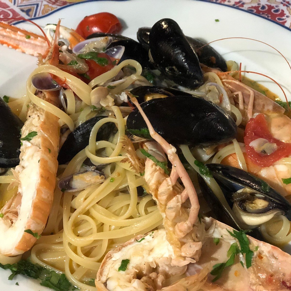 Trattoria La Canonica signature dishes Fresh Seafood Pasta
Grilled Fish
Traditional Sicilian Appetizers